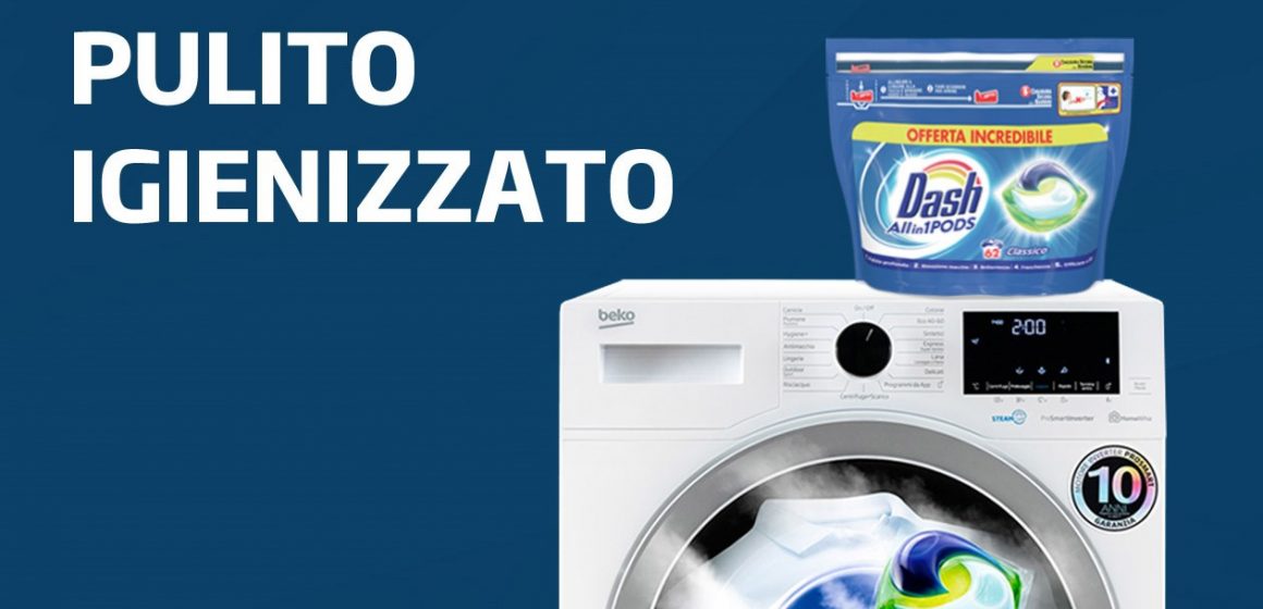 Da Beko la promo “Pulito Igienizzato”