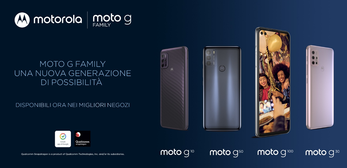 Nuova campagna sulla Moto G family
