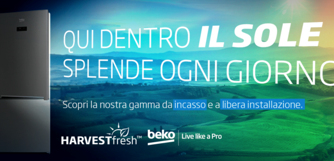 Campagna digital per la tecnologia HarvestFRESH di Beko