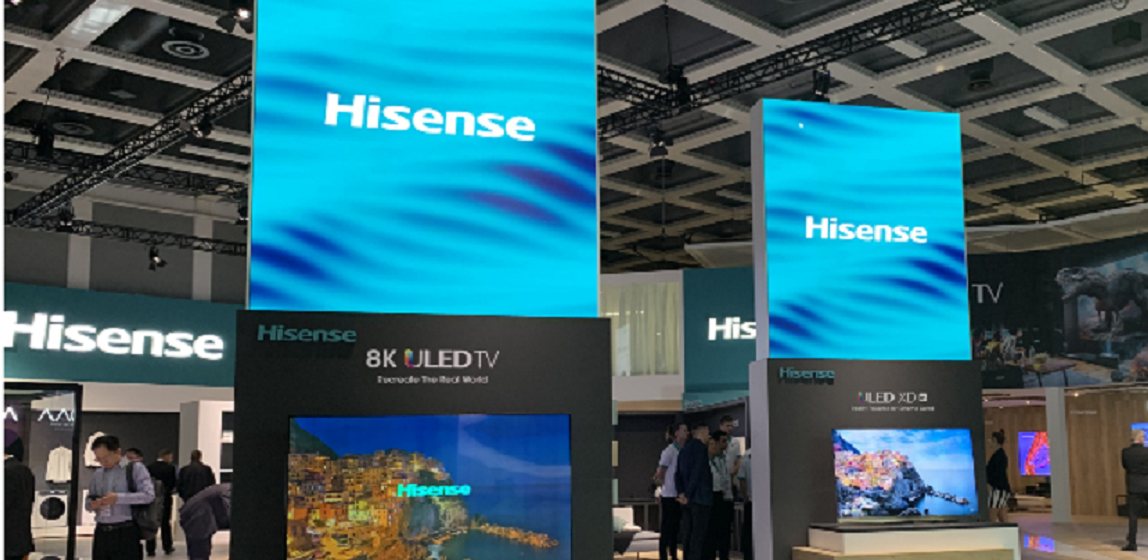 Hisense al 2° posto a livello globale per le spedizioni TV