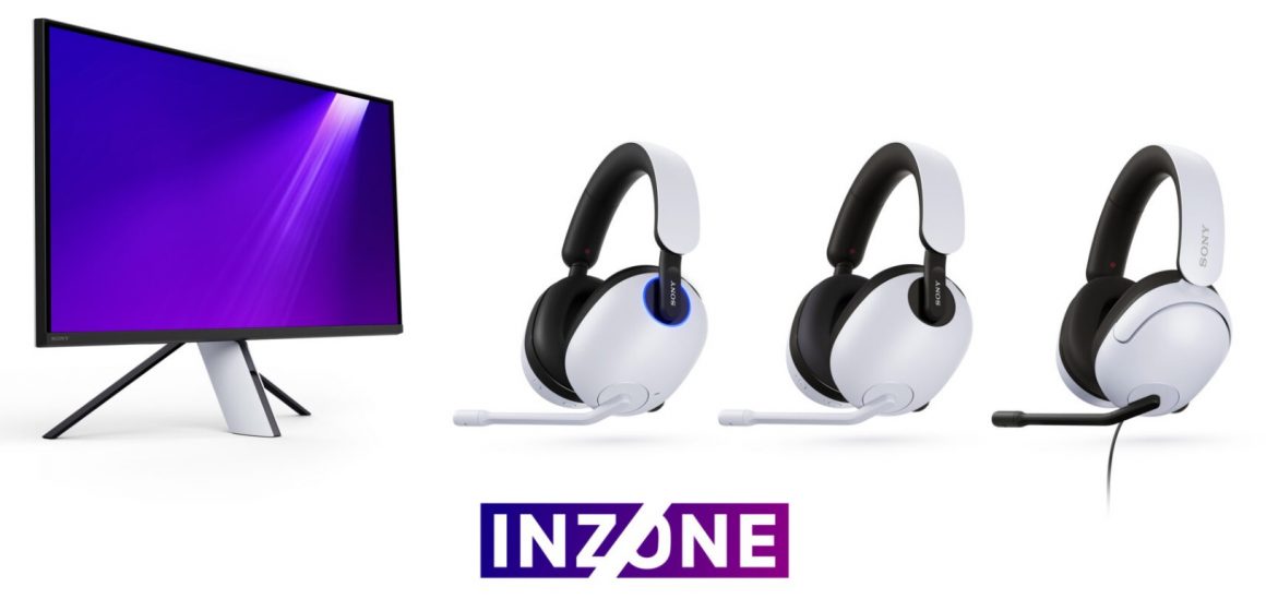 La gamma Inzone di Sony comprende monitor e cuffie pensate per i PC gamer grazie a prestazioni elevatissime