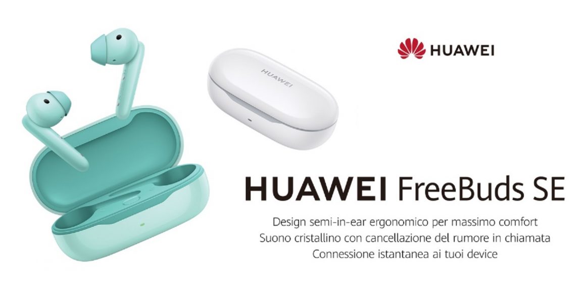 Lanciati gli auricolari TWS Huawei FreeBuds SE