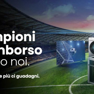 Da Hisense la promo “I Campioni del Rimborso siamo Noi”