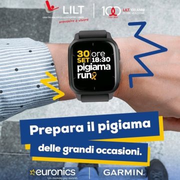 Euronics al fianco di LILT per la “Pigiama Run”