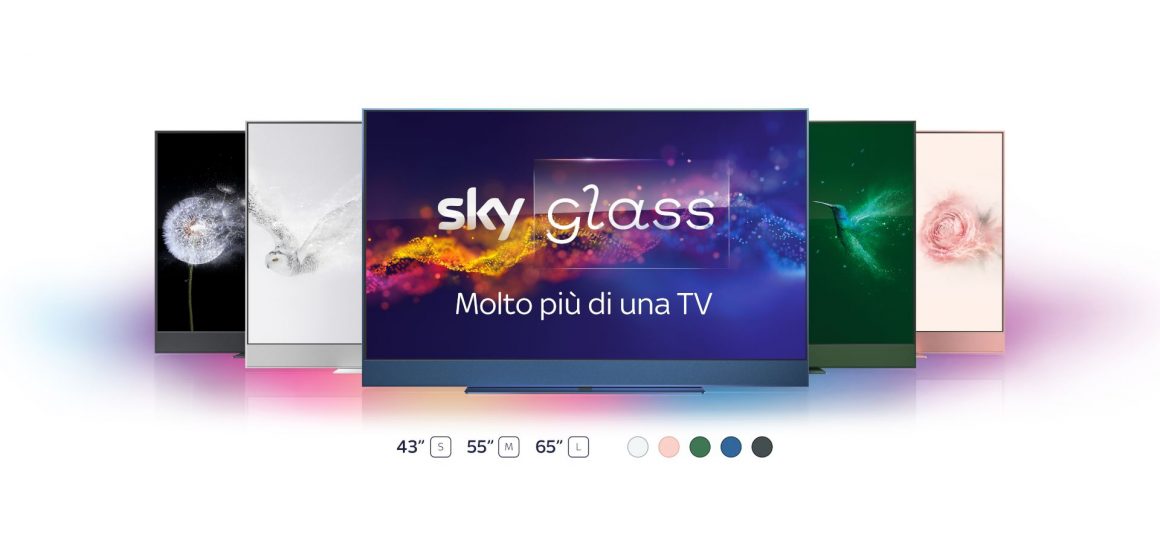 Presenta Sky Glass la gamma di Tv del broadcaster