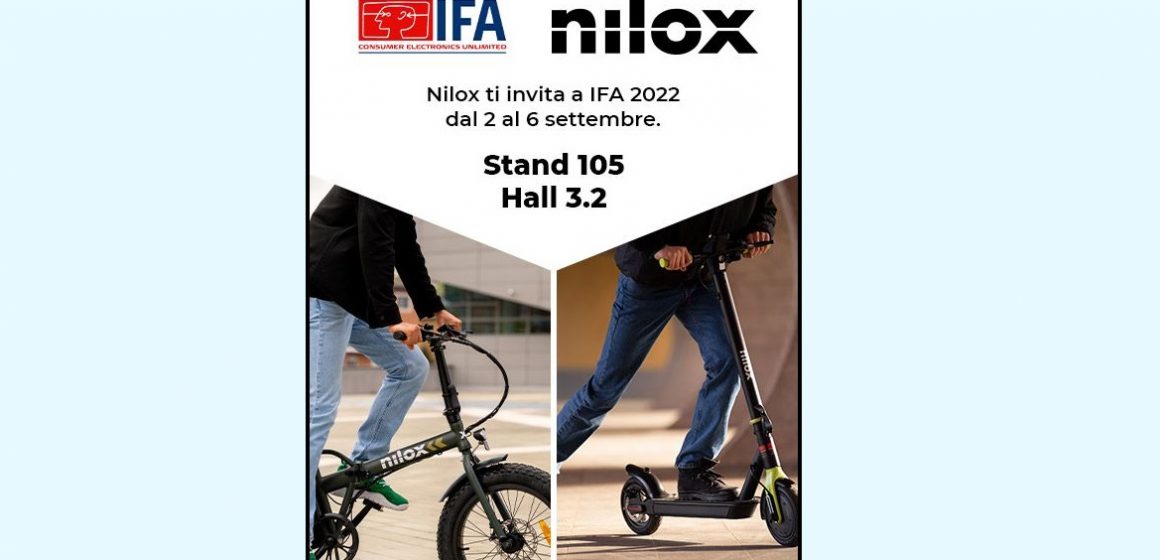 IFA 2022: da Nilox le novità nella mobilità sostenibile