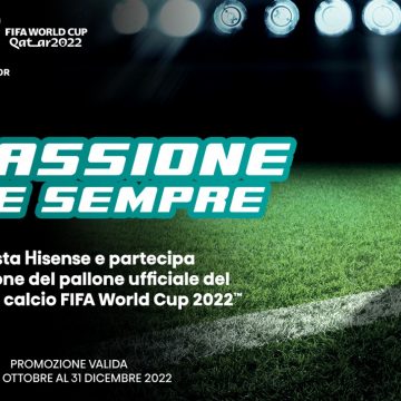 Da Hisense la promo “La Passione Vince Sempre”