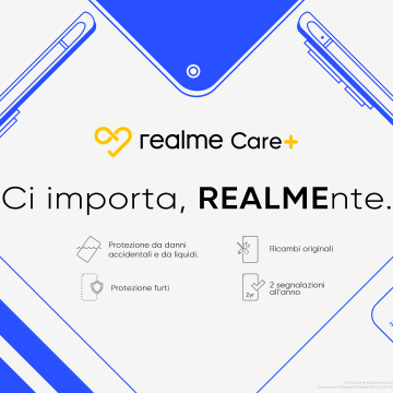 Arriva in Europa realme Care+