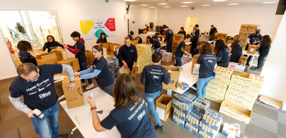 Haier Europe e Rise Against Hunger Italia insieme contro la fame