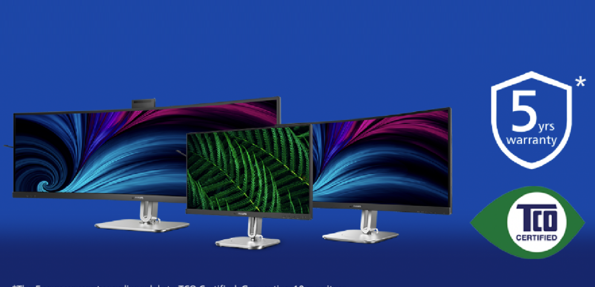 Philips Monitors: garanzia di 5 anni per i TCO Certified generazione 10