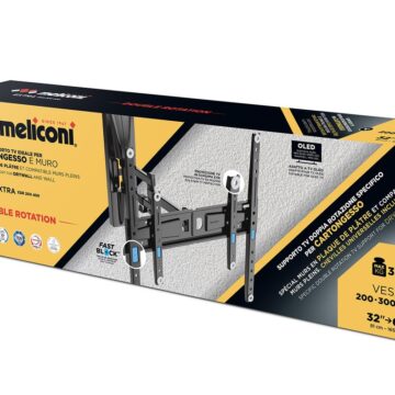 Meliconi: il supporto TV fisso 400 F, anche per pareti in cartongesso