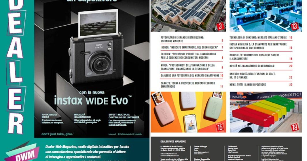 È online il nuovo numero di Dealer Web Magazine!