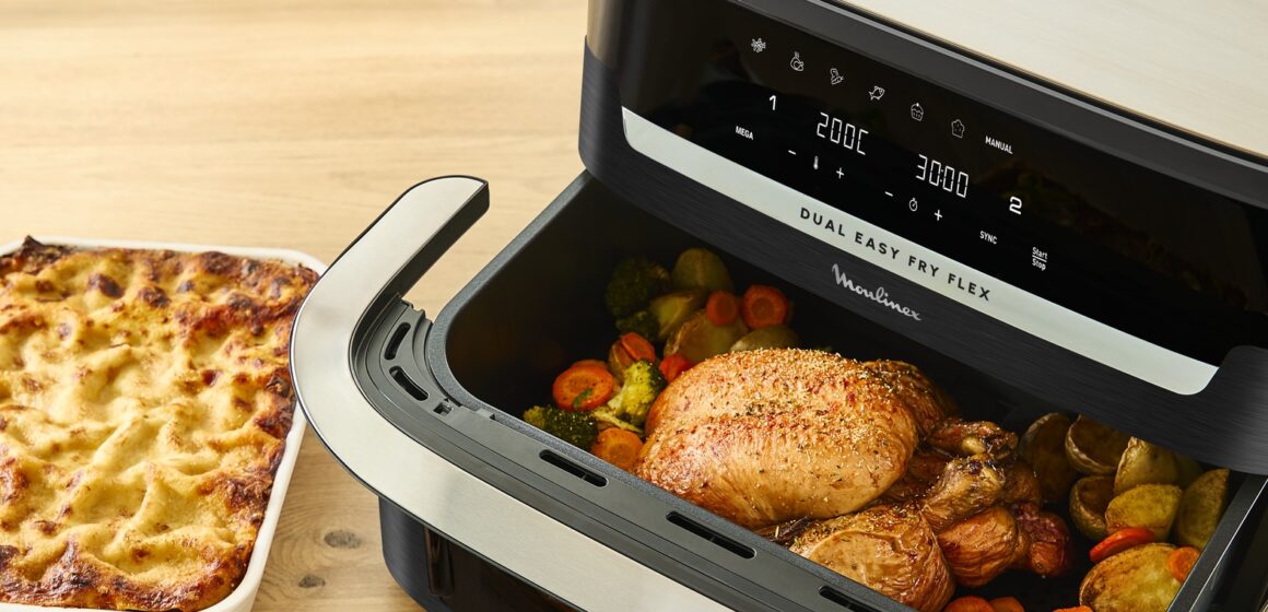Moulinex la friggitrice ad aria Dual Easy Fry Flex