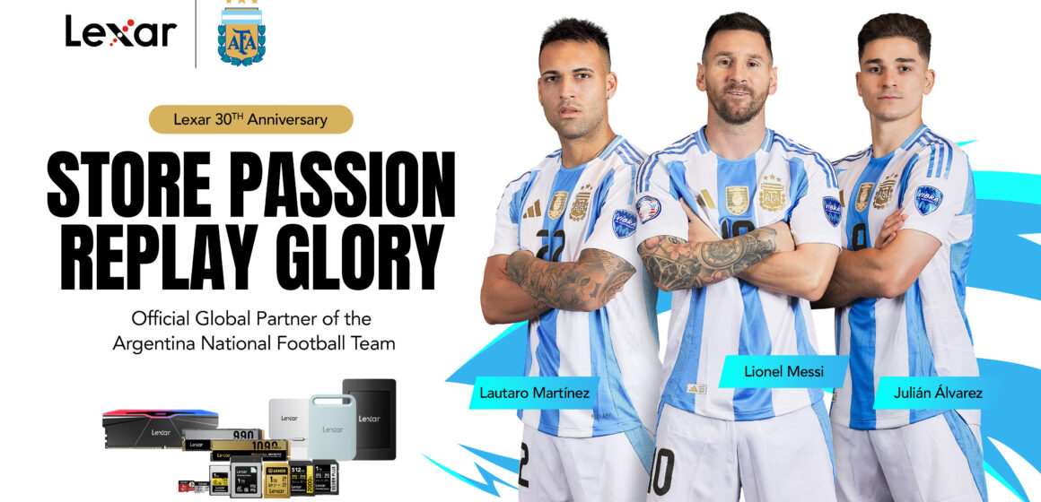Lexar: partnership globale con la Nazionale Argentina di Calcio