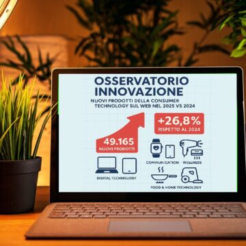 QBerg e Technoconsumer: nel 2025 boom di nuovi prodotti tech sul Web
